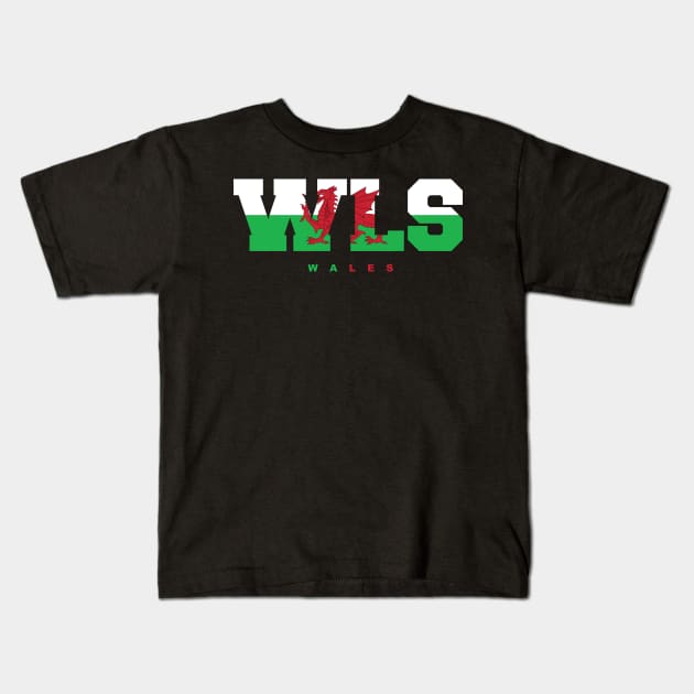 Wales Kids T-Shirt by BAOM_OMBA